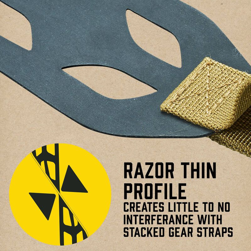 Featherlight Minimalist Black and Tan Sling